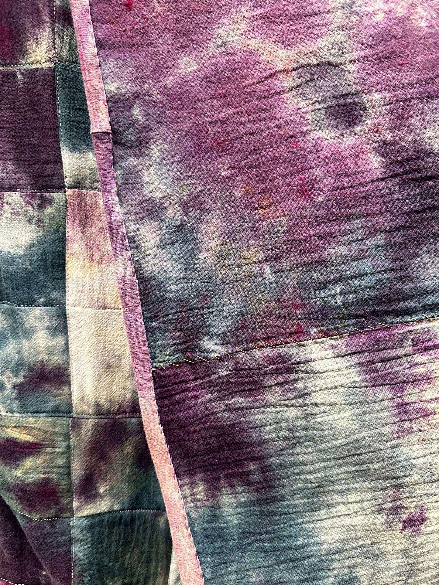 Hand-dyed Quilt 56x56"