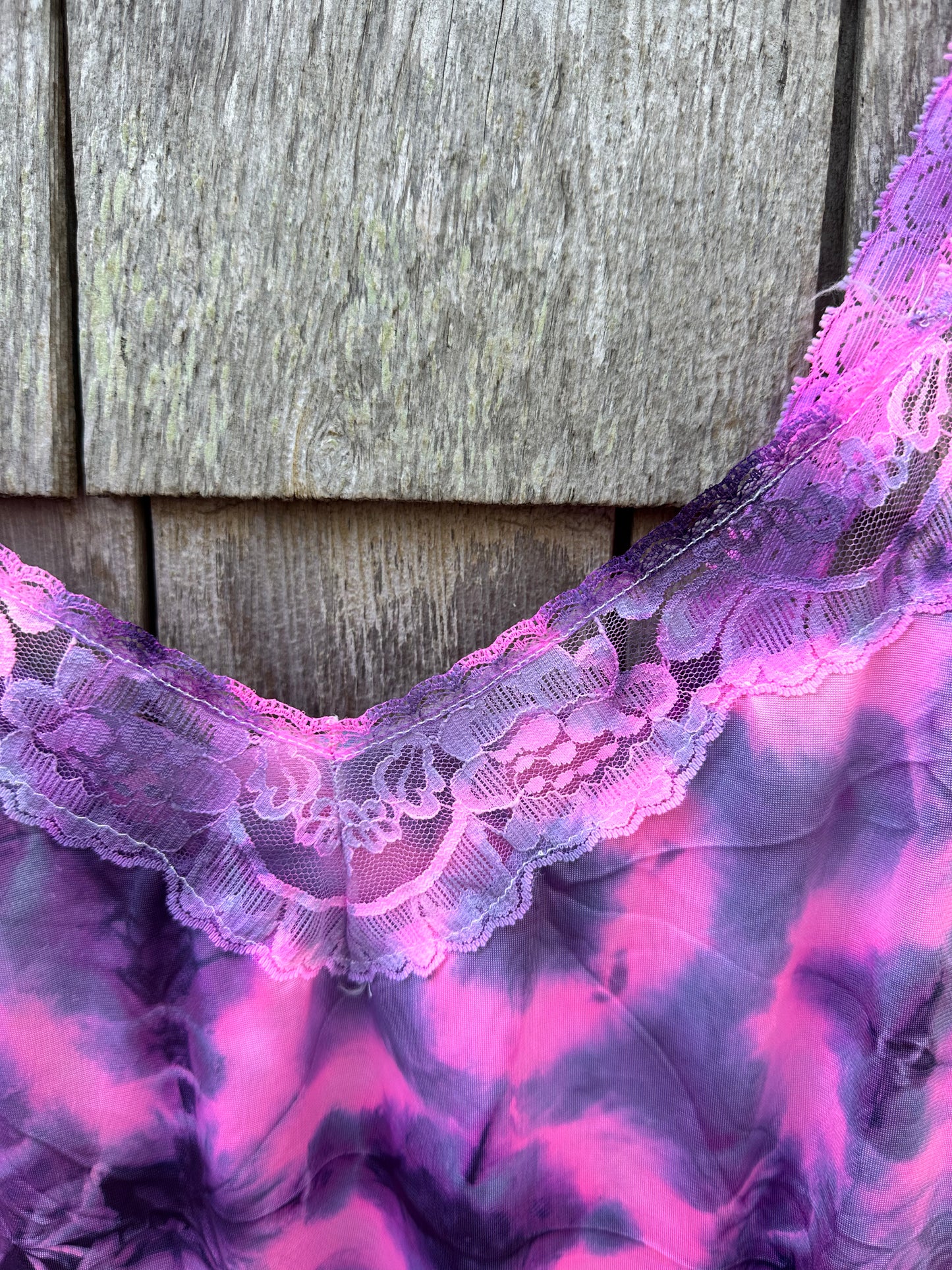 Upcycled Lace Camisole Size Medium