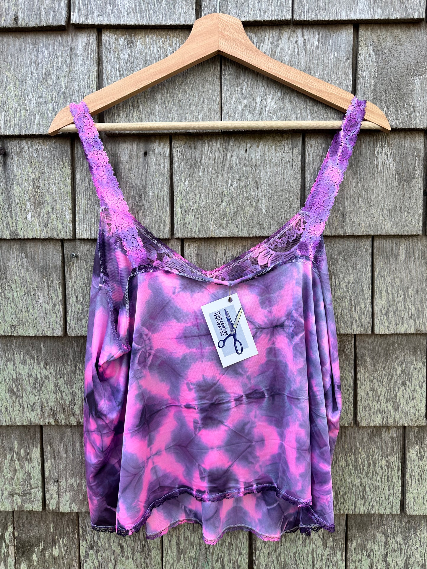 Upcycled Lace Camisole Size Medium