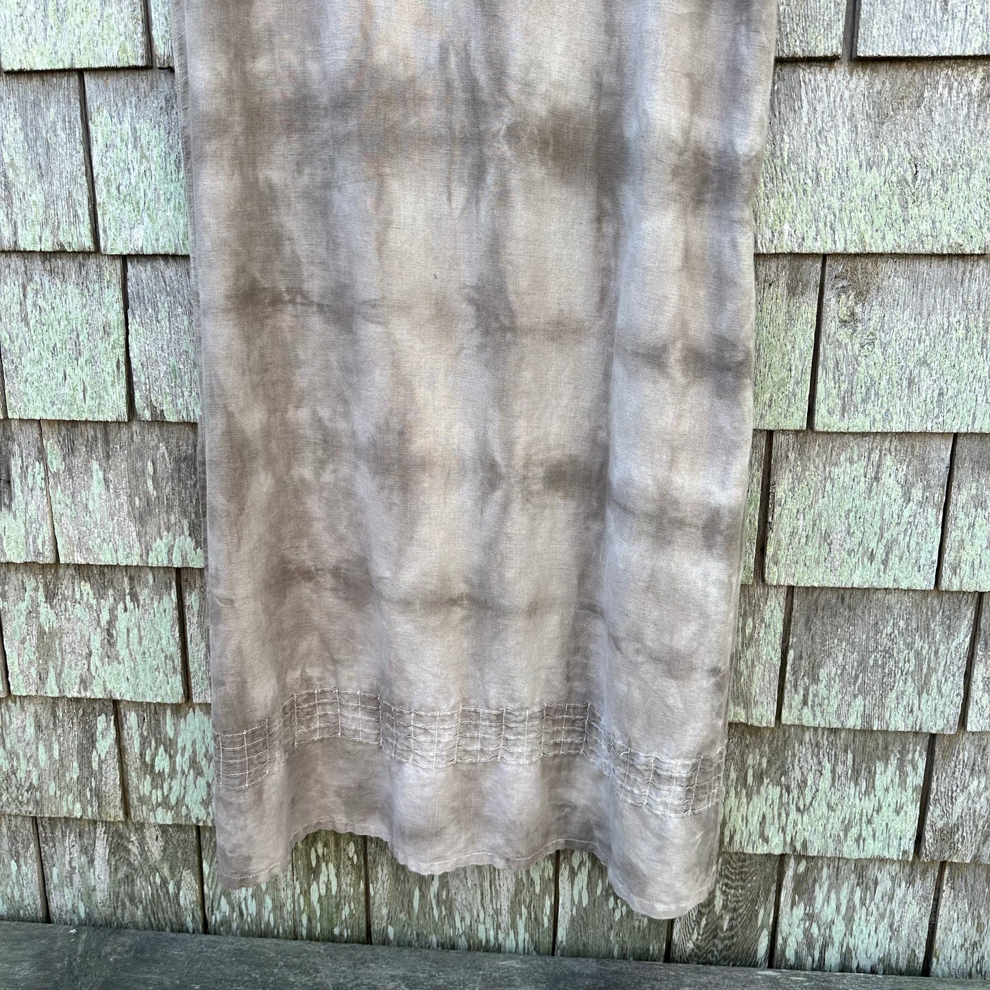 Upcycled Liz Claiborne Linen Dress Women's Size Large