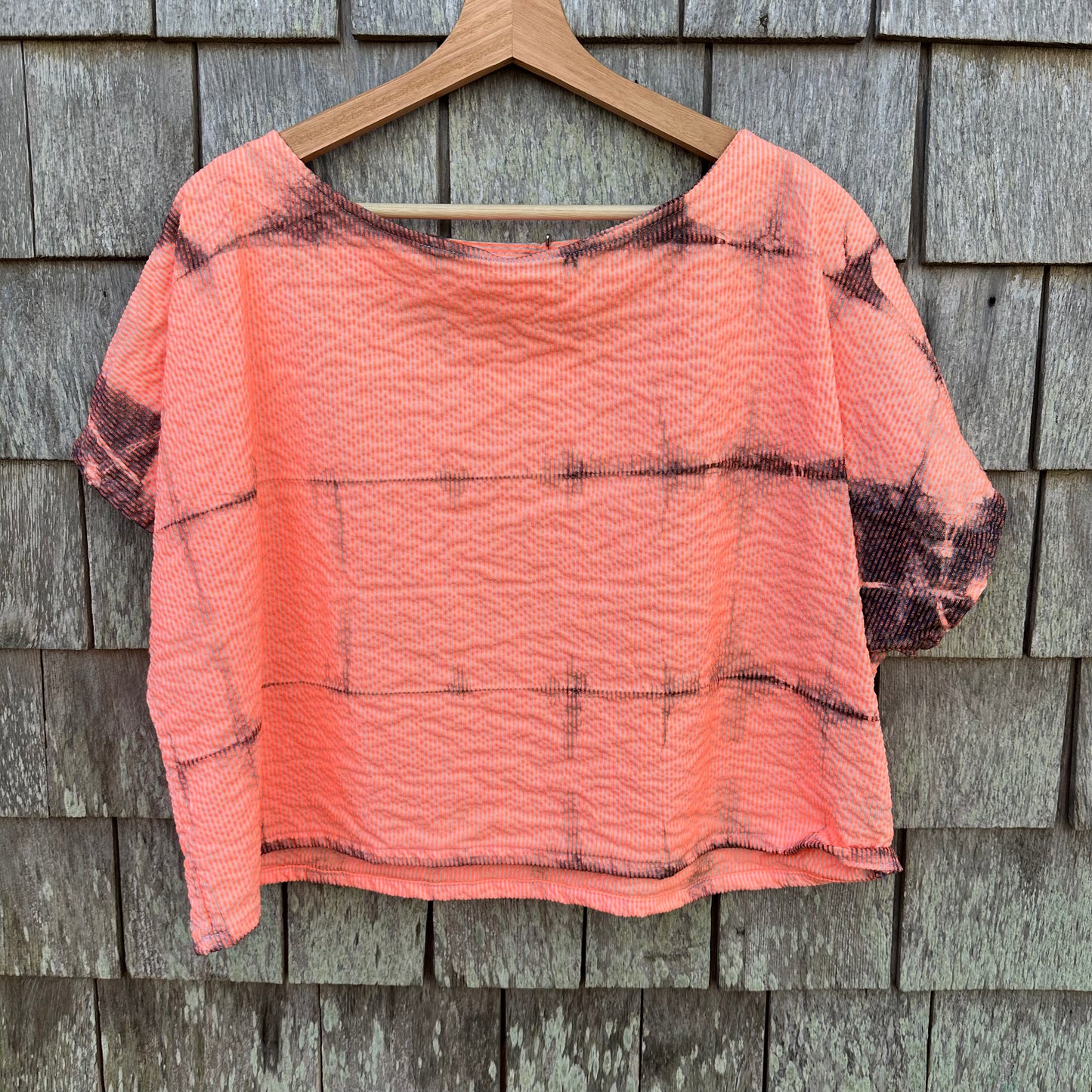 Traveling Seamstress Cotton Women's Seersucker Top