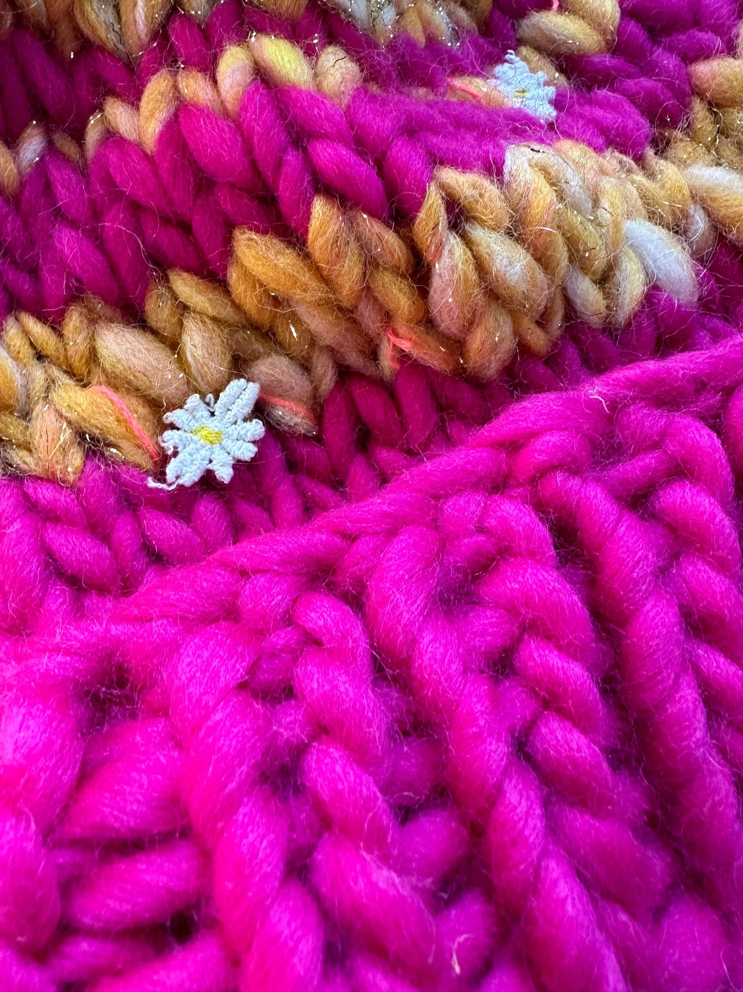 Eco Friendly Scalora the Label Sophia Hat Multicolor Recycled Yarn Pompom