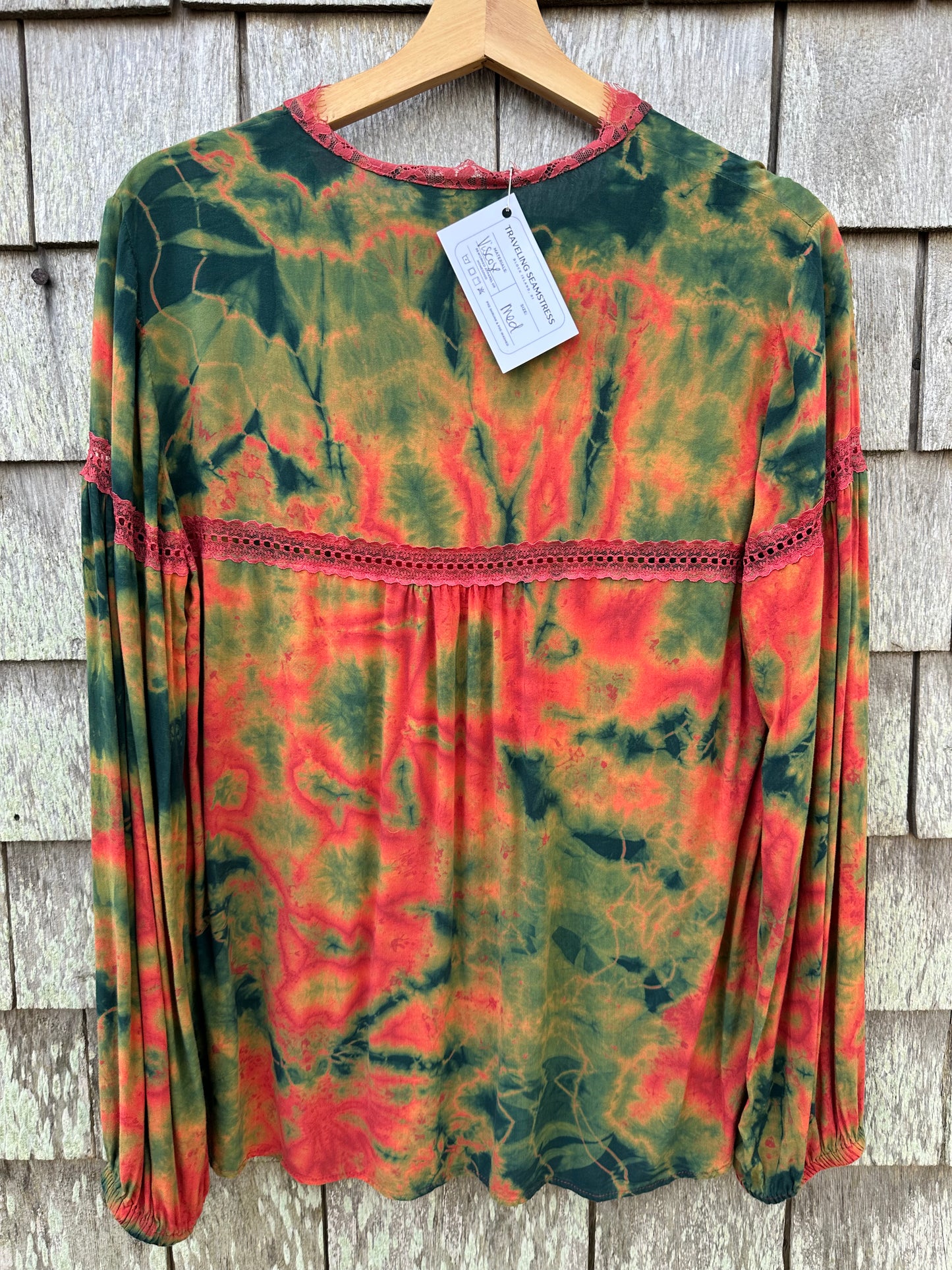 Express Long Sleeve Upcycled Women's Top Size Medium