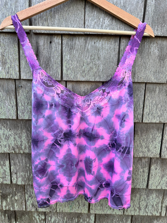 Upcycled Lace Camisole Size Medium