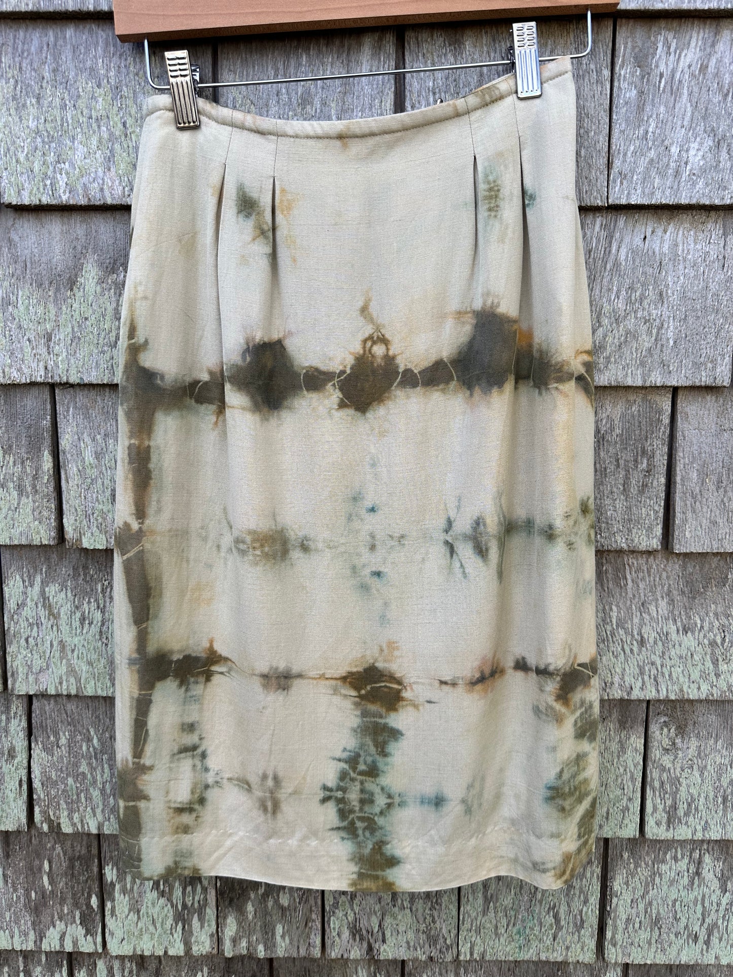 Evan Picone Upcycled Linen Skirt Size 4