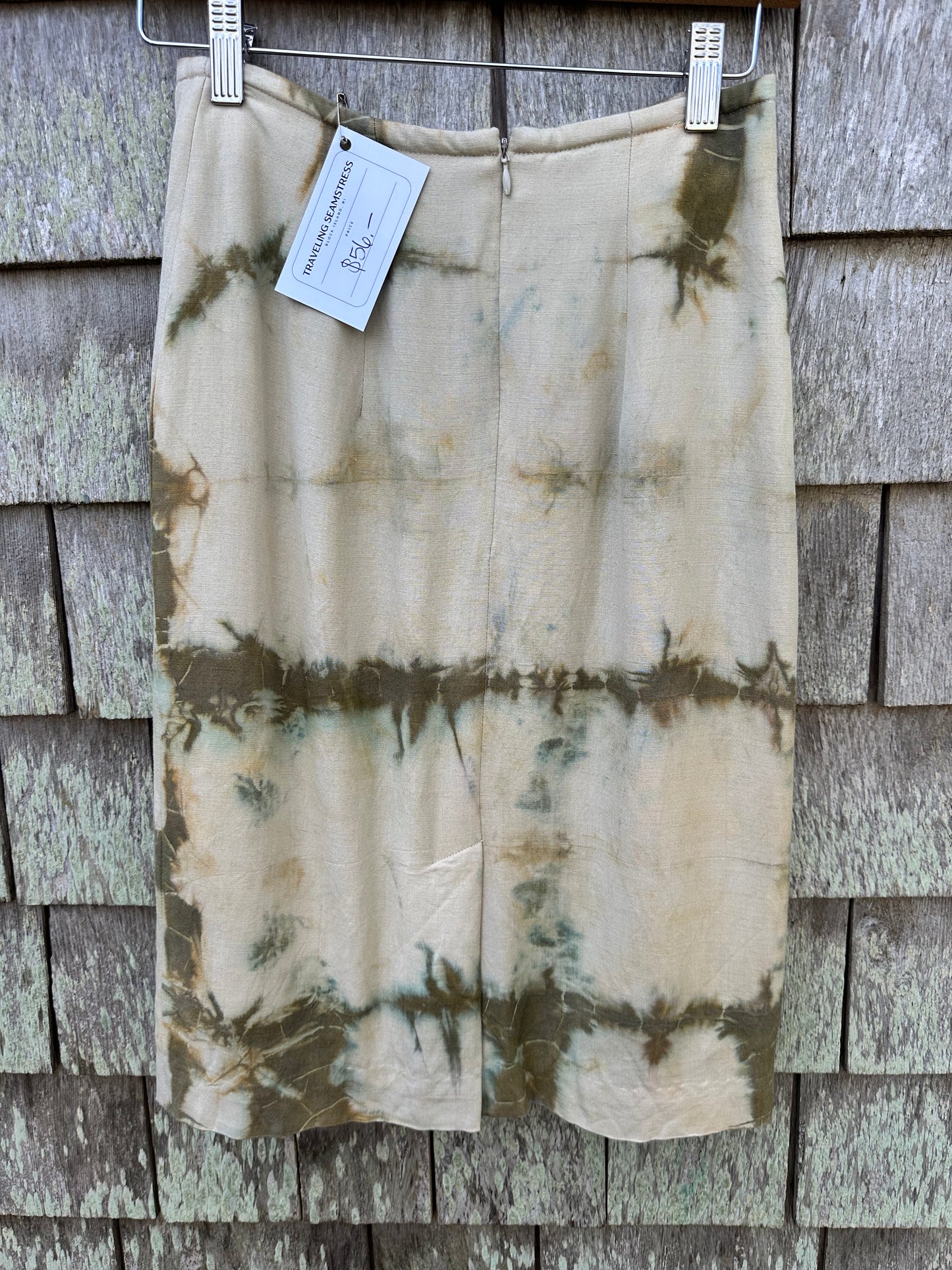 Evan Picone Upcycled Linen Skirt Size 4