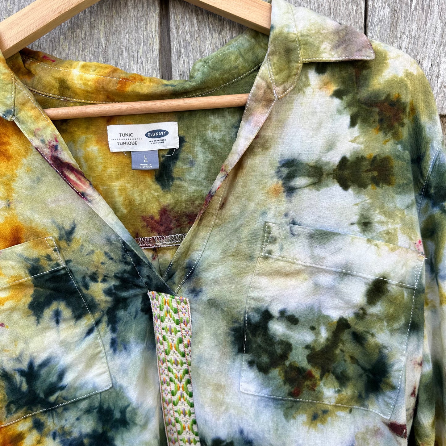 Old Navy Upcycled Women's Tunic Size Large