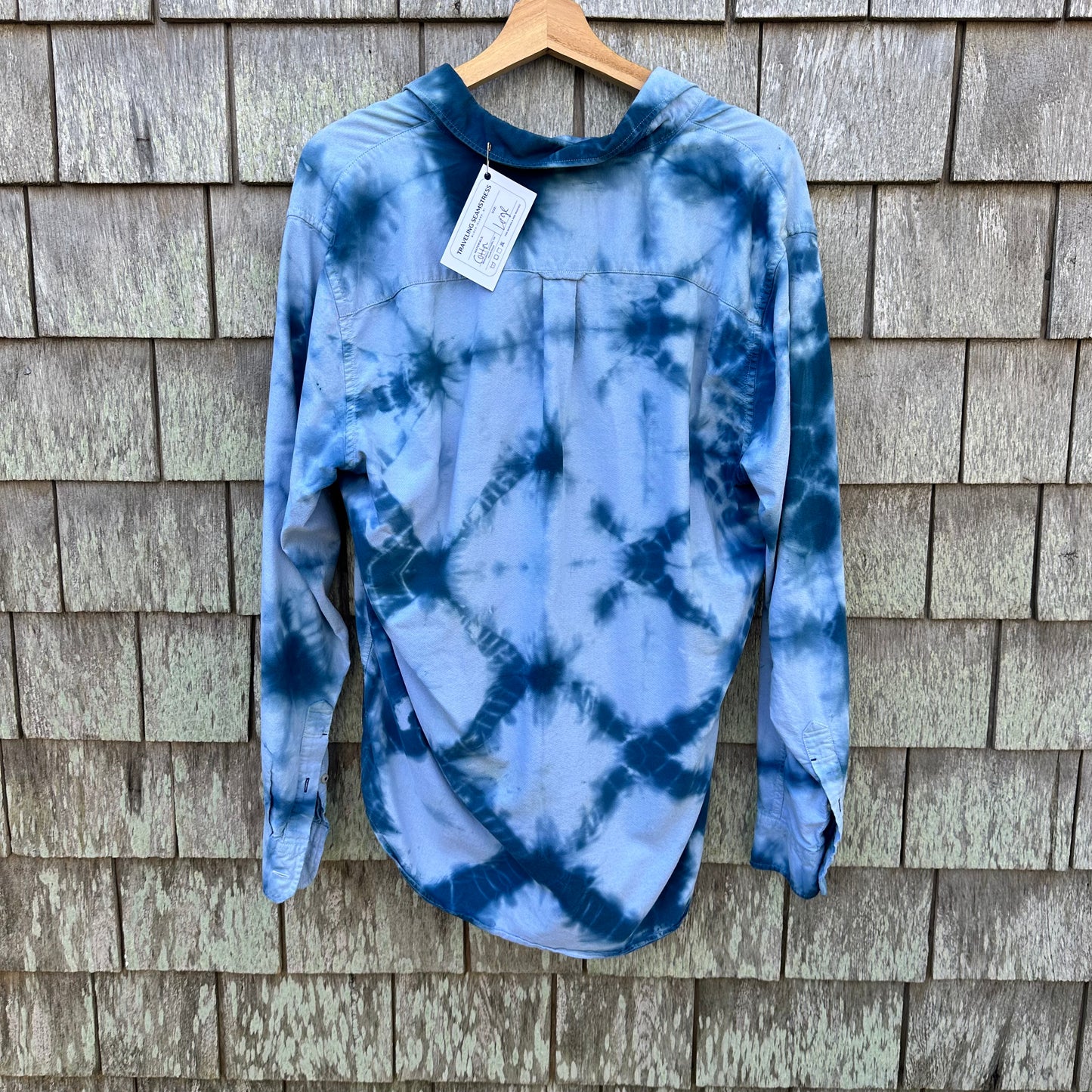 Upcycled American Eagle Button-down Women's Size Large