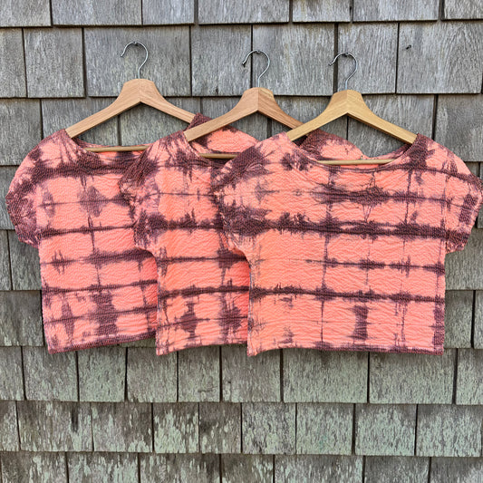 Traveling Seamstress Cotton Women's Seersucker Top