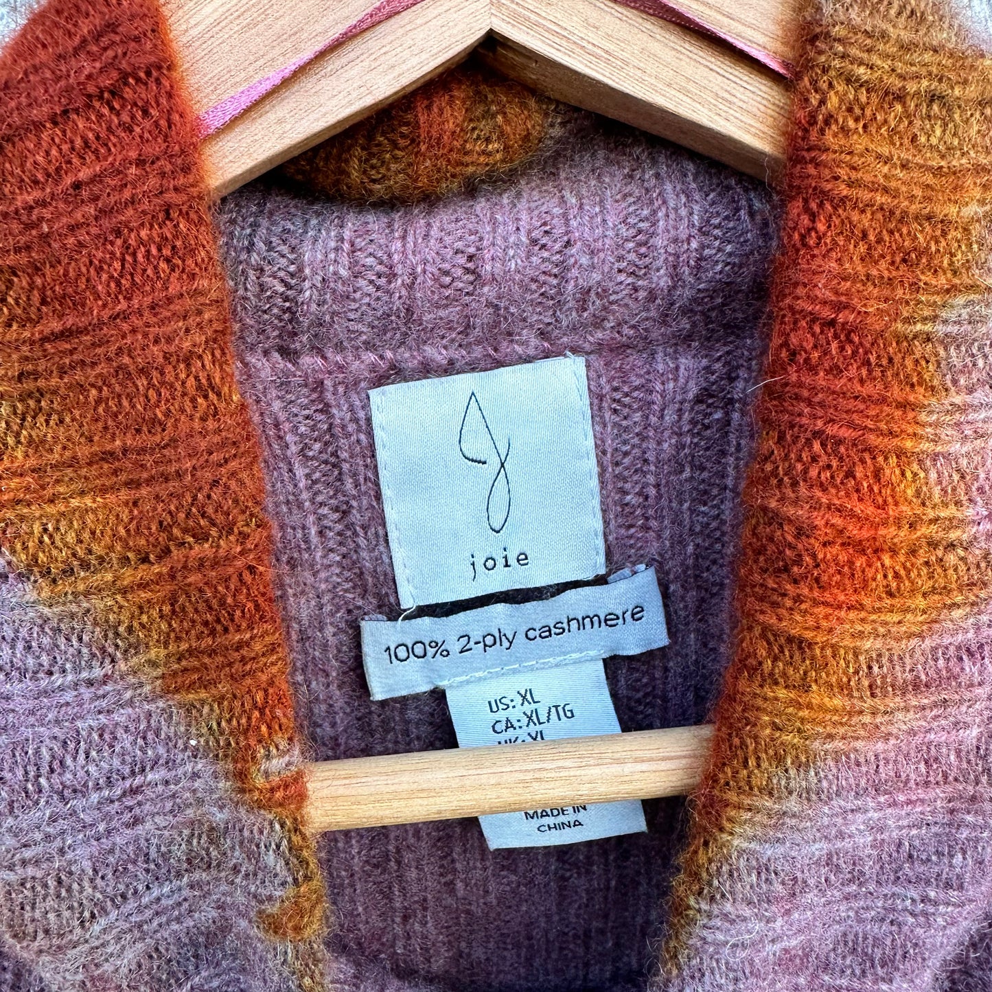 Upcycled Joie Cashmere Sweater Women's Size Large