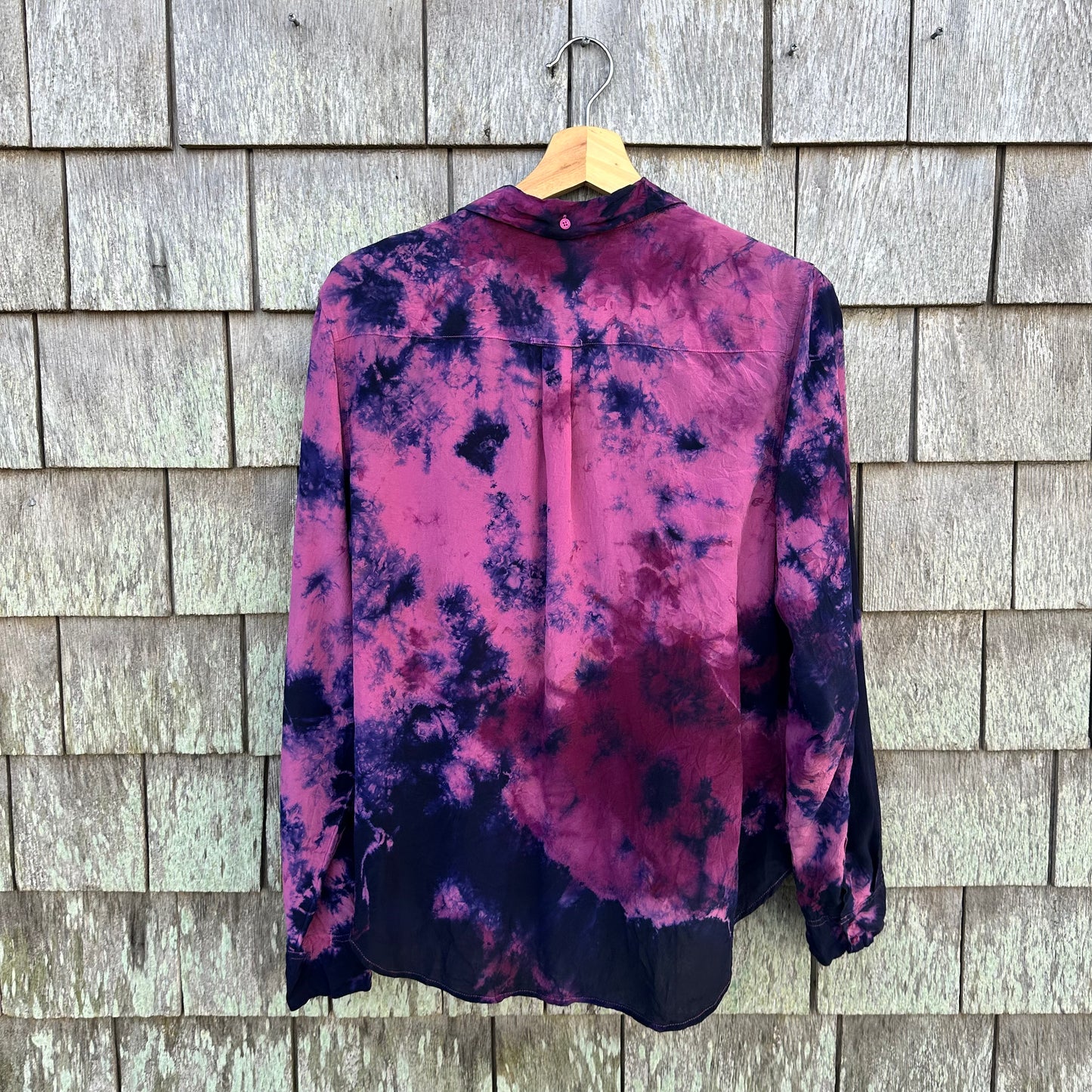 Upcycled Talbots Silk Button-down Women's Size 18