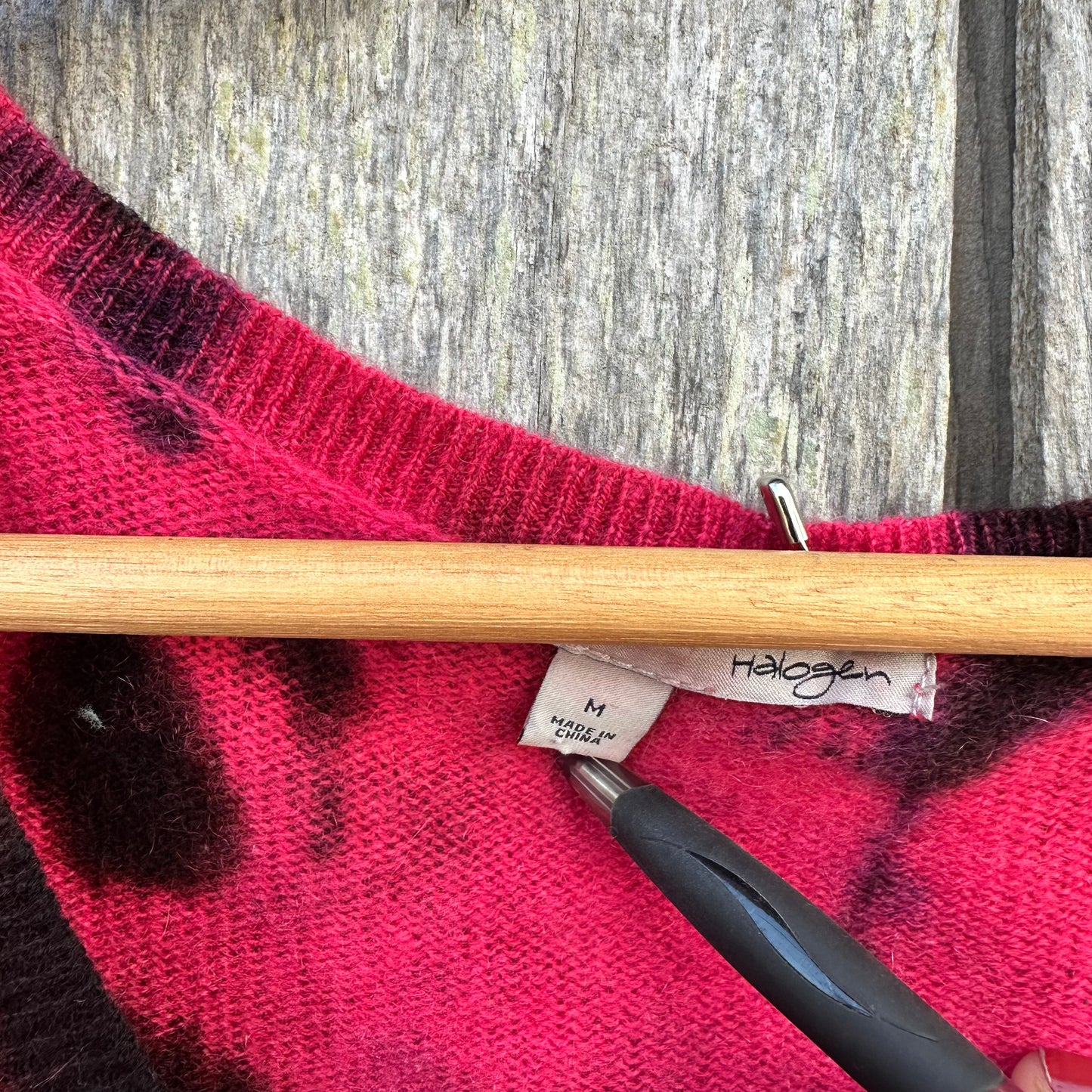 Upcycled Halogen Cashmere Sweater Women's Size Medium