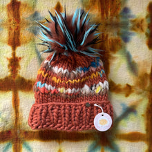 Load image into Gallery viewer, Scalora The Label Sophia Hat Brown Multicolor