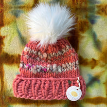 Load image into Gallery viewer, Scalora The Label Sophia Hat Coral Multicolor