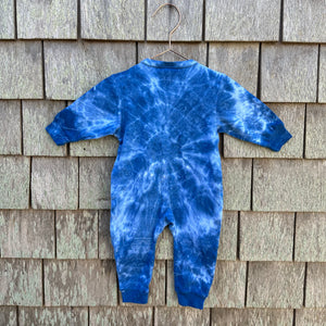 Unisex Baby Infant Onesie Metal Front Closure Hand-dyed Tie Dye Newborn Toddler